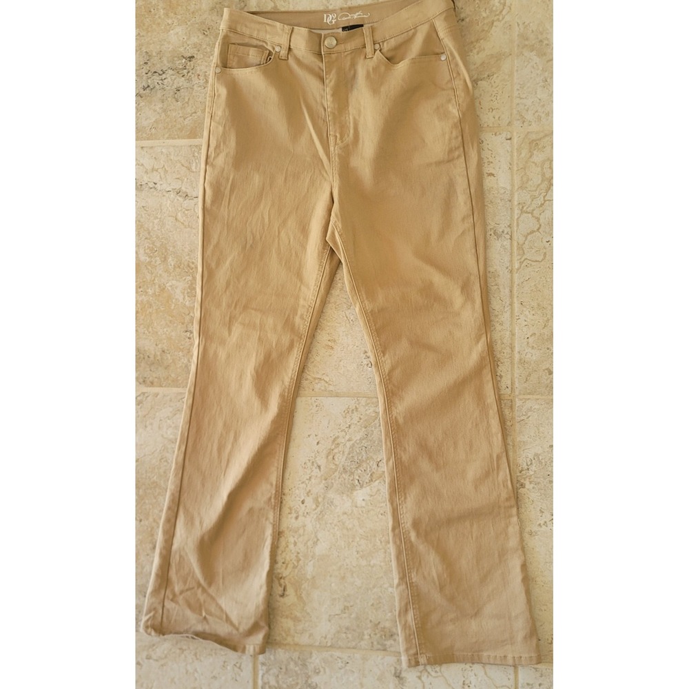 DG2 Diane Gilman Jeans Women's Size 16 Brown Bootcut Jeans 5-Pocket High Rise
